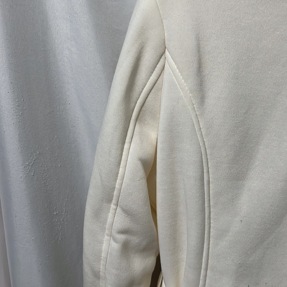 J2 by Jou Jou Double Breated Sleece Pea Coat Women/Junior Light Cream Size XL - Picture 6 of 10